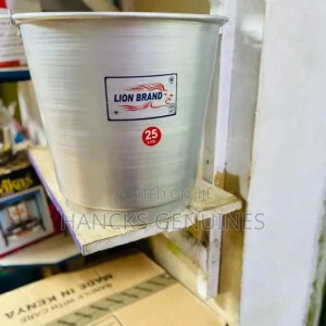 25 litres aluminium buckets
