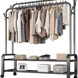 Clothes hanger with wheels