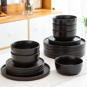 Black ware dinner set