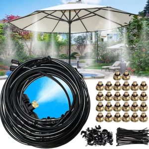 Patio mist spray cooling system
