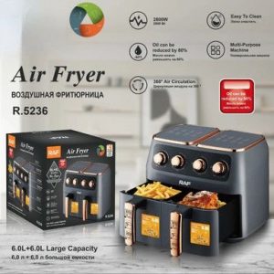8 litres double RAF air fryer.