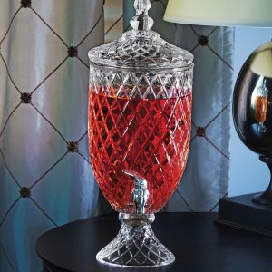 4.0L glass drink dispenser.