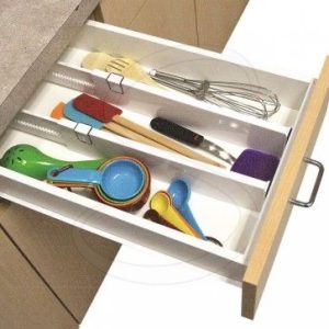 Snap fit kitchen drawer.