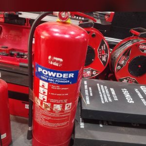 12kg ABC powder fire extinguisher.