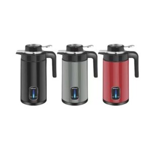 Hoffmans 3 Litre Double-Layer Insulation Electric Kettle Stainless Steel Automatic Power Off Household Boiler Cup Can Pacolater -Color may vary