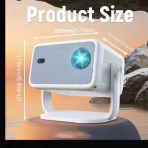 Smartbarry HT29 portable projector , for home cinema, office and entertainment , run on android operating system (AOS)