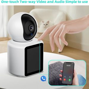 GO-DES GD-CM101 video call security camer, indoor, baby camera baby monitor pet camera, two -way video, one touch call 360• view WiFi  smart camera.