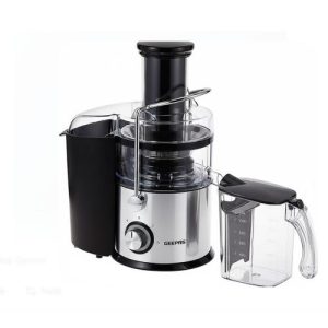 Geepas GJE5437 800W Centrifugal Juicer - 2.2 L Pulp Container Machine Juice Extractor - Silver, Black. - (1yr Warranty)