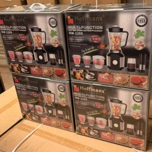 Hoffmans 6 IN 1 Multi-function Electric Blender Juicer Fruit Mixer Powerful Hand Held Stainless Steel Grinder