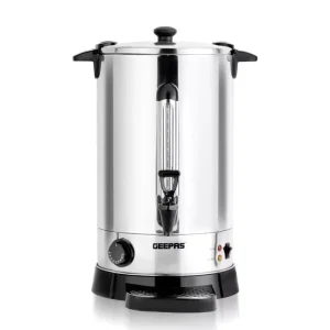 Geepas 20L Electric Water Boiler, Auto Shutoff, Boil-dry Protection, Stainless Steel, Silver, GK38048