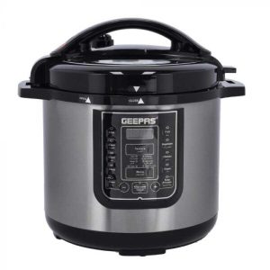Geepas 8 Litre Digital Multi Cooker, Touch Menu, LED Screen, Safety Feature, 1200 Watts, GMC35029