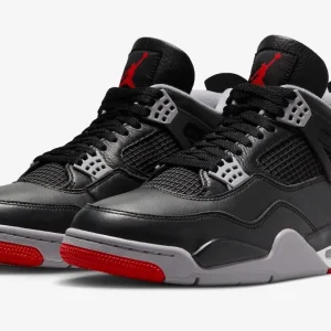 Nike Air Jordan 4 Retro "Bred Reimagined" FV5029-006 Black/Fire Red-Cement Grey