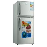 ADH 138 Liters Top Freezer Double Door Refrigerator - Silver/Grey