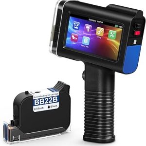 BENTSAI BT-HH6105B2 Handheld Inkjet Printer with 1/2 Inch Print Height Portable Handheld Printer for EXP Date, Batch Number, QR Code, Barcode, Logo on Carton Wood Fabric Plastic Metal