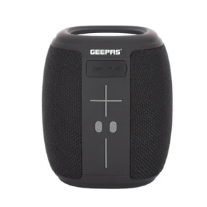 Geepas GMS11181 Portable Bluetooth Speaker with RGB Lights | Powerful Sound Output| | USB/TF/AUX Input | FM Radio| Built-in Rechargeable Battery| 2-Year Warranty