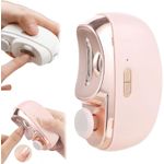 3 in 1 Automatic Electric Nail Clipper with Polishing, 2025 Electric Nail Trimmer, Upgrade Two-Speed Adjustment Electric Toe Nail Clippers Nail Cutter with Light for Baby Adult and Seniors